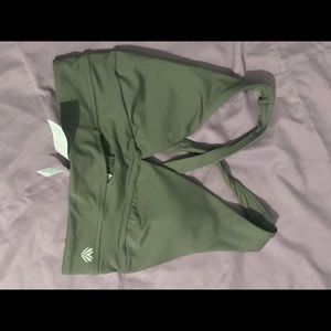 Forever 21 , olive green sports bra